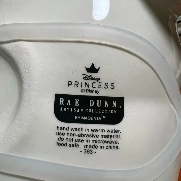 New Rae Dunn Disney princess cookie jar “up ‘til midnight “ - Picture 8 of 8